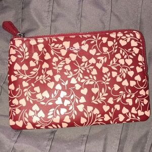Coach corner zip pouch